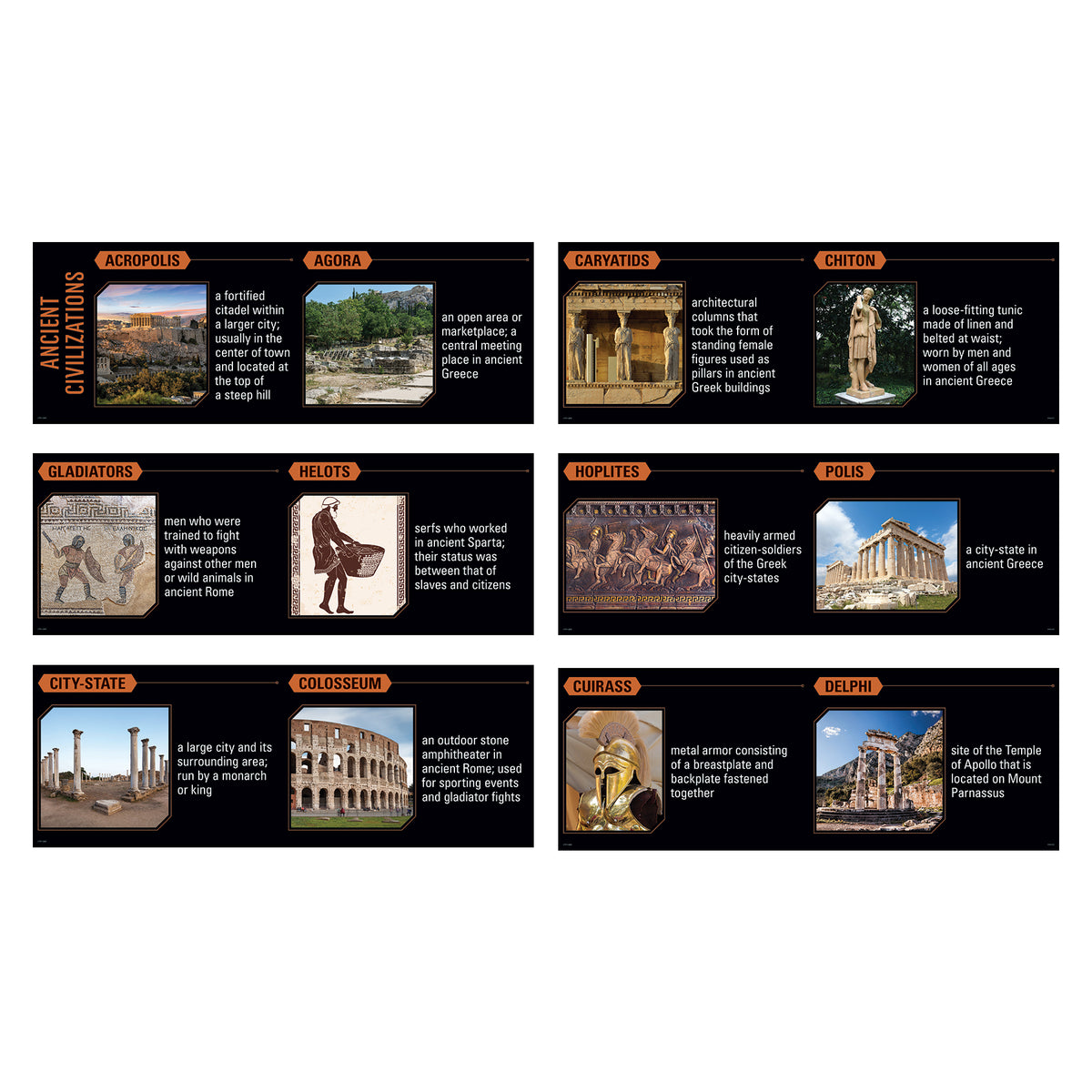 Ancient Civilizations Whiteboard Topper