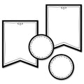 Pennants 6 Inch Designer Cut-Outs