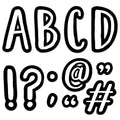 Café 7" Designer Letters