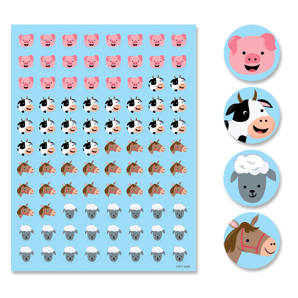 Farm Friends Hot Spots Stickers