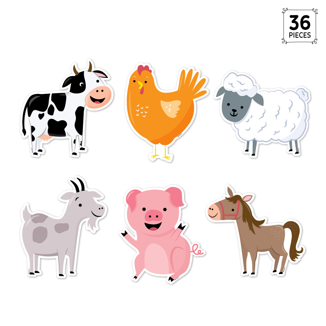 Farm Friends 6 Inch Designer Cut-Outs
