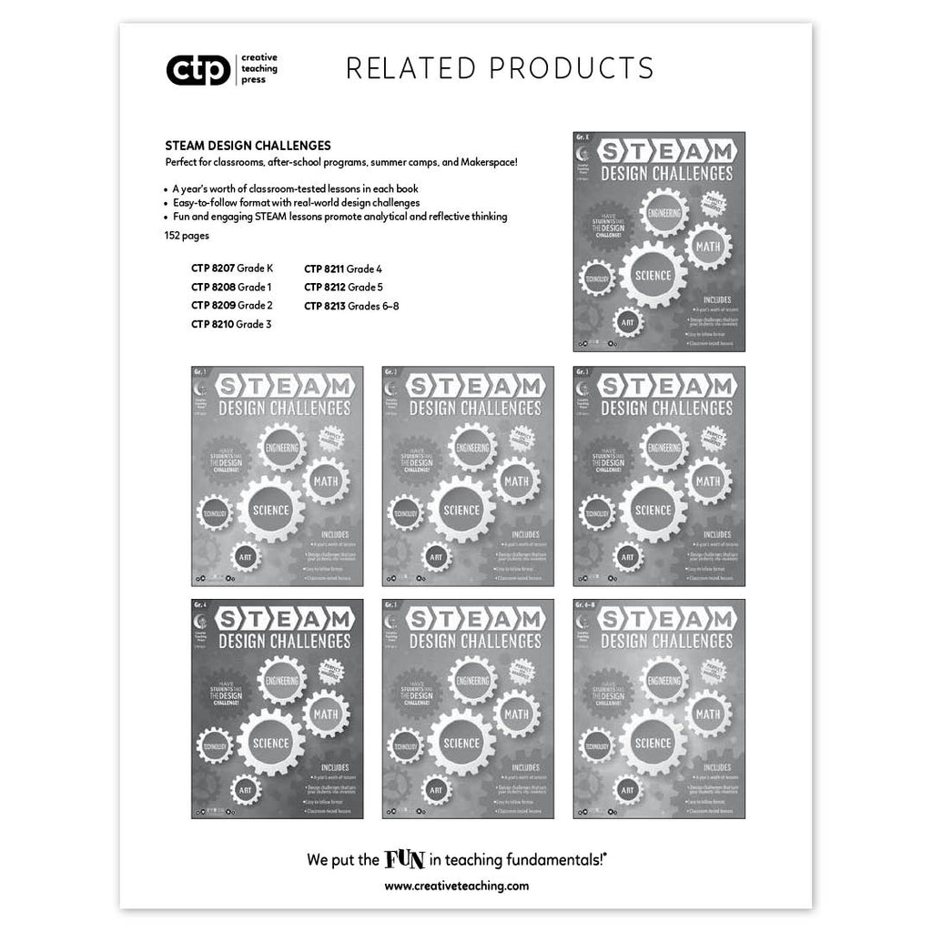 STEAM Learning Activities, Gr. PreK