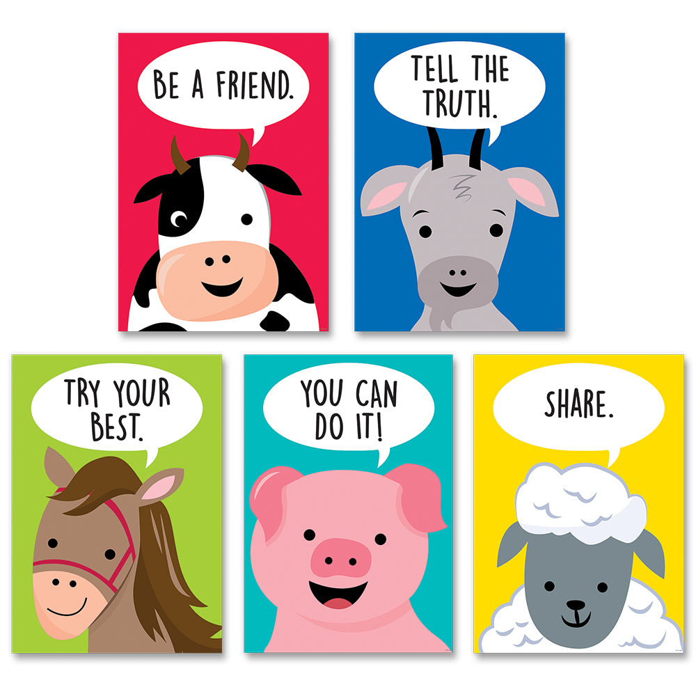 Farm Friends Inspire U 5-Poster Convenience Pack