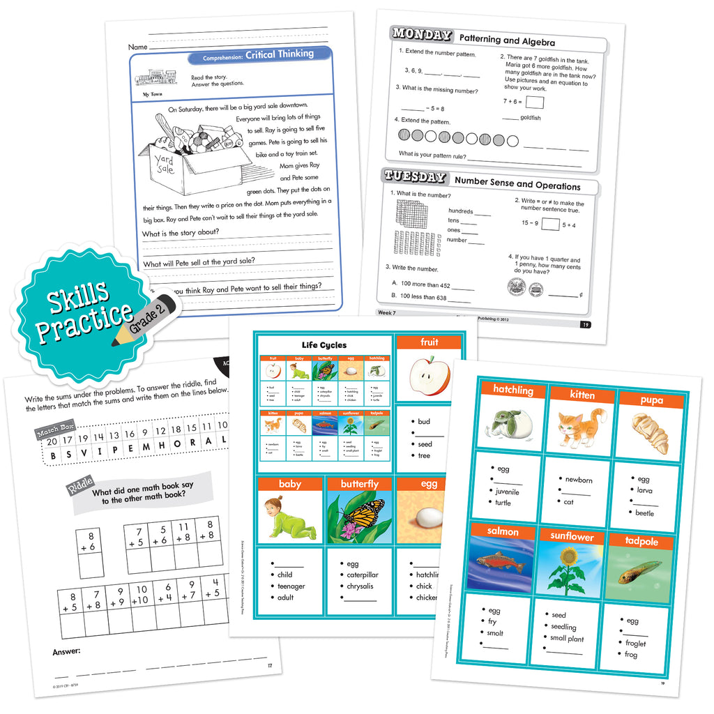 Grade 2 Skills Practice Bundle 1