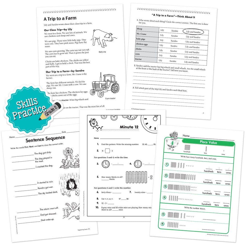Grade 2 Skills Practice Bundle 2