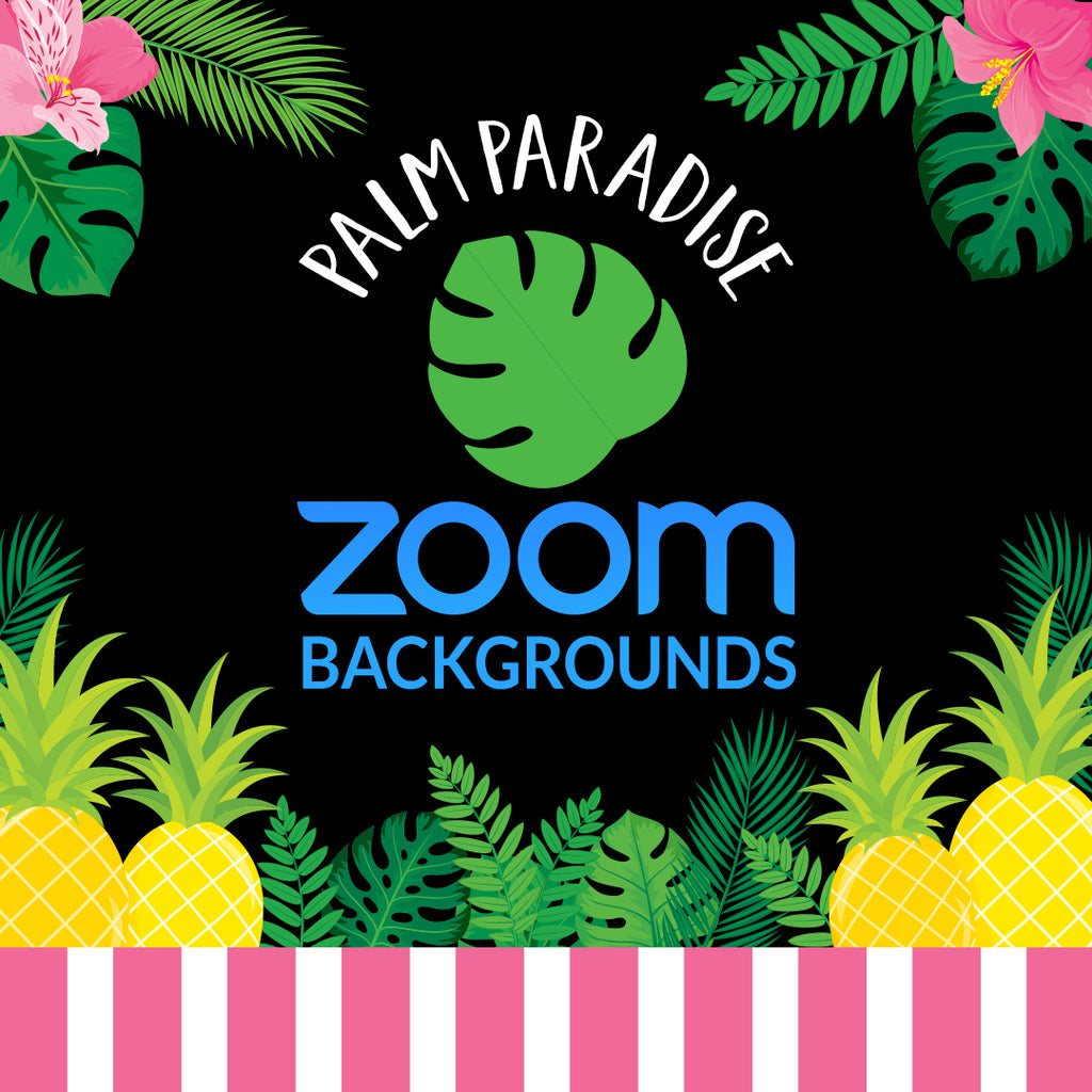 Palm Paradise Video Conferencing Backgrounds