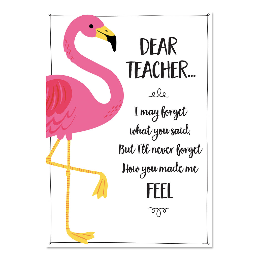 Palm Paradise Dear Teacher Inspire U Poster Free Download