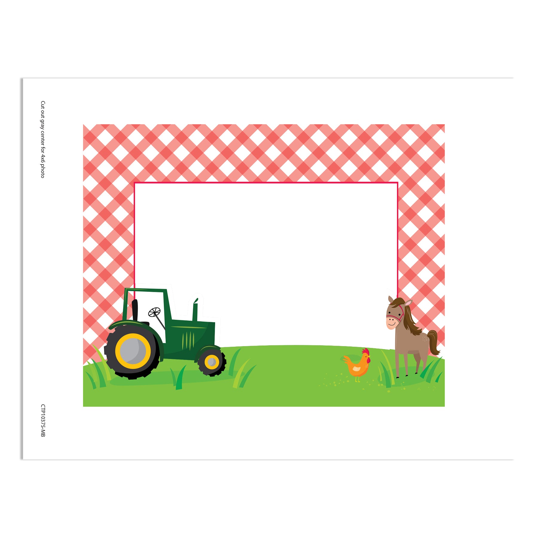 Gingham Frame