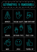 Alternatives to Handshakes Downloadable Mini Poster