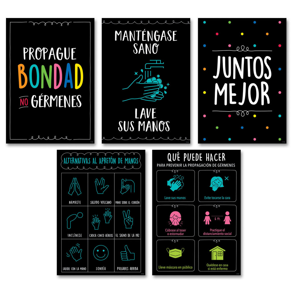 Mantenerse Sano 5-Poster Convenience Pack (Staying Healthy)