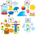 Year-Round Seasonal Accents Bulletin Board