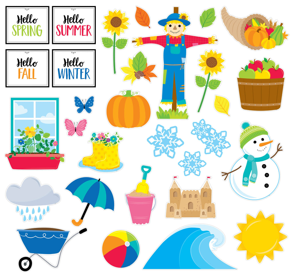 Year-Round Seasonal Accents Bulletin Board