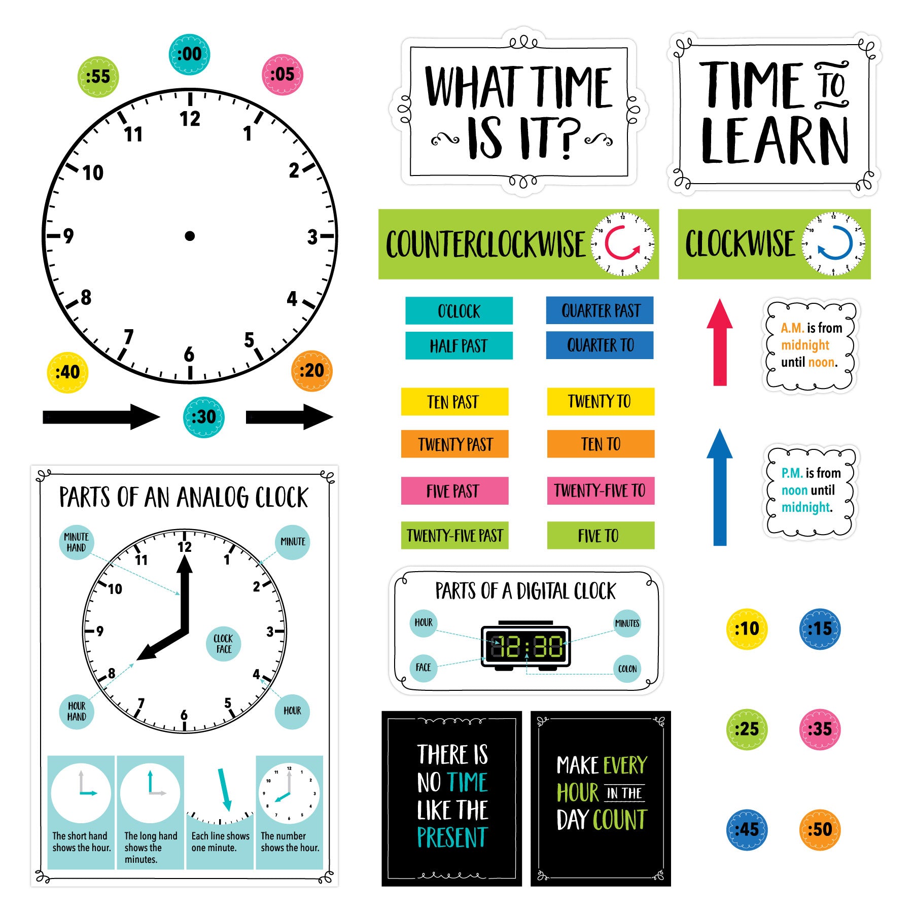 Telling Time Bulletin Board