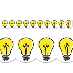 Doodle Lightbulbs Border