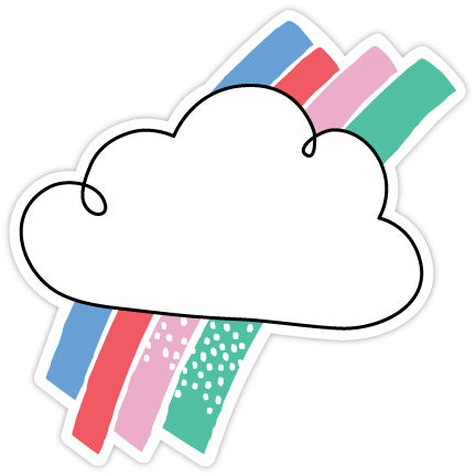 Rainbow Skies 6 Inch Designer Cut-Outs