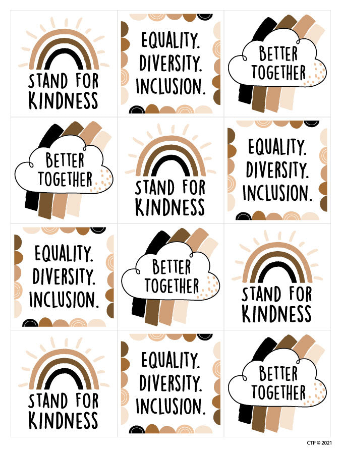 Diversity Rainbow Stickers