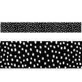 Messy Dots on Black EZ Border