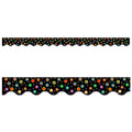 Dots On Black Wavy EZ Border