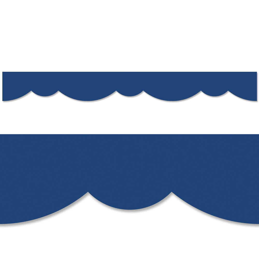 Blue Stylish Scallops EZ Border