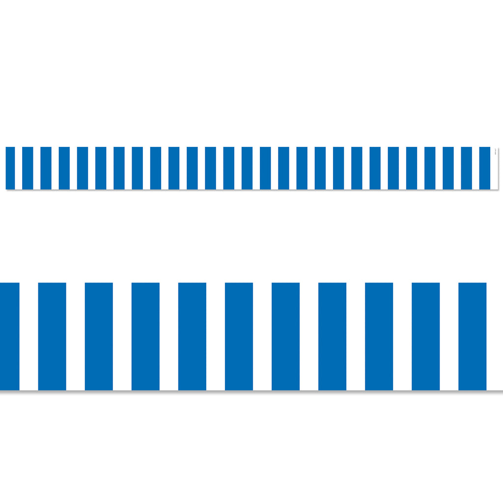 Royal Blue Bold Stripes EZ Border (Core Decor)