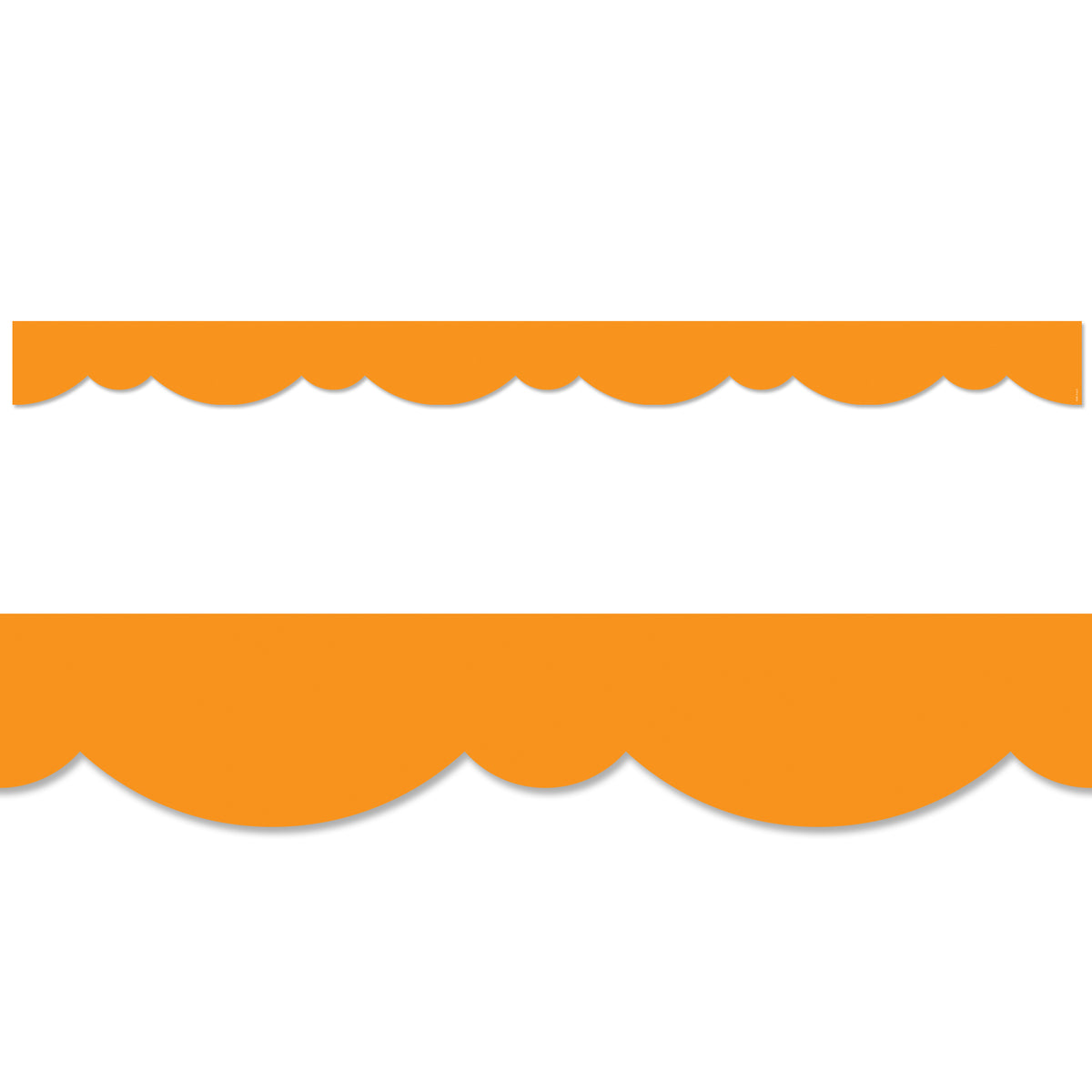 Orange Stylish Scallops Border EZ Border (Core Decor)