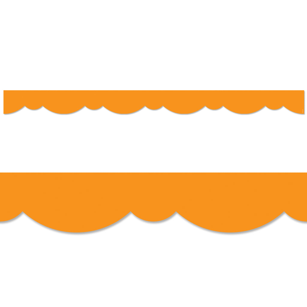 Orange Stylish Scallops Border EZ Border (Core Decor)