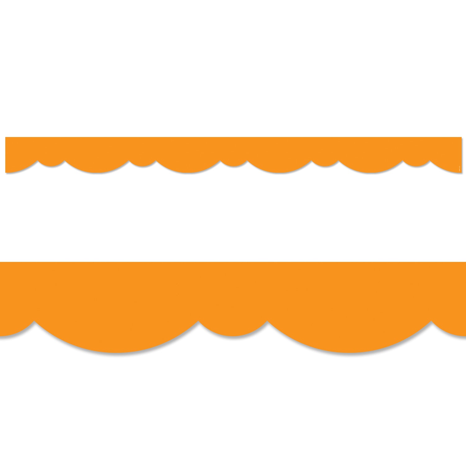 Orange Stylish Scallops Border EZ Border (Core Decor)