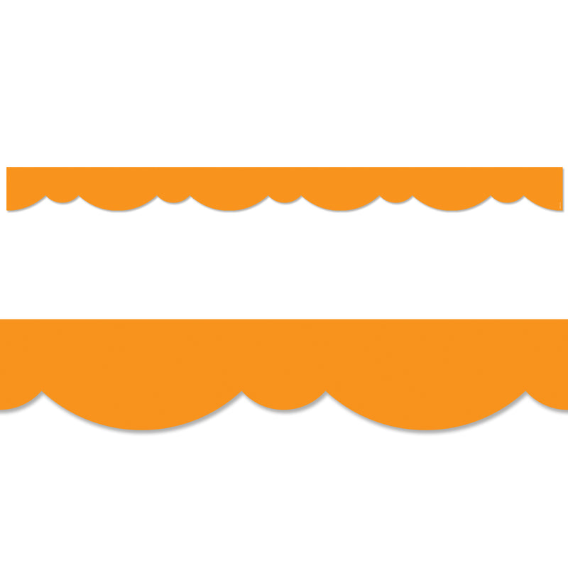 Orange Stylish Scallops Border EZ Border (Core Decor) – Creative