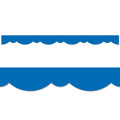 Royal Blue Stylish Scallops Border EZ Border (Core Decor)