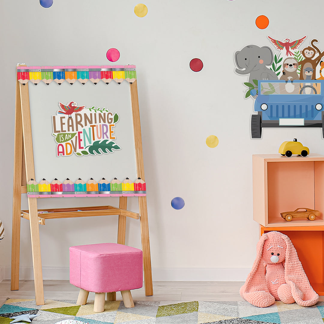 Rustic Pencils EZ Border (Upcycle Style)