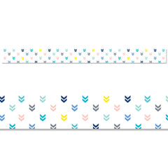 Colorful Mini Chevrons EZ Border (Calm & Cool)