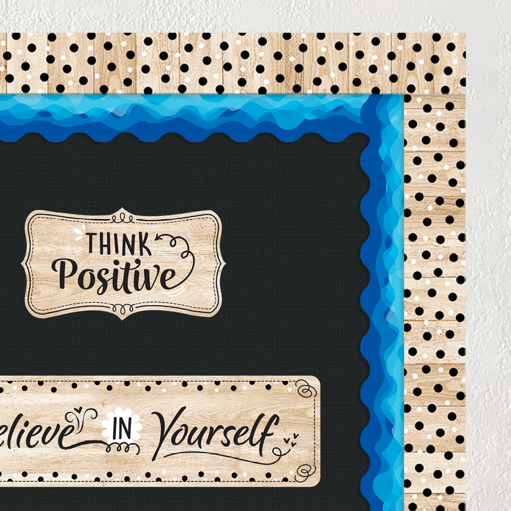 Waves Of Blue Wavy  EZ Border