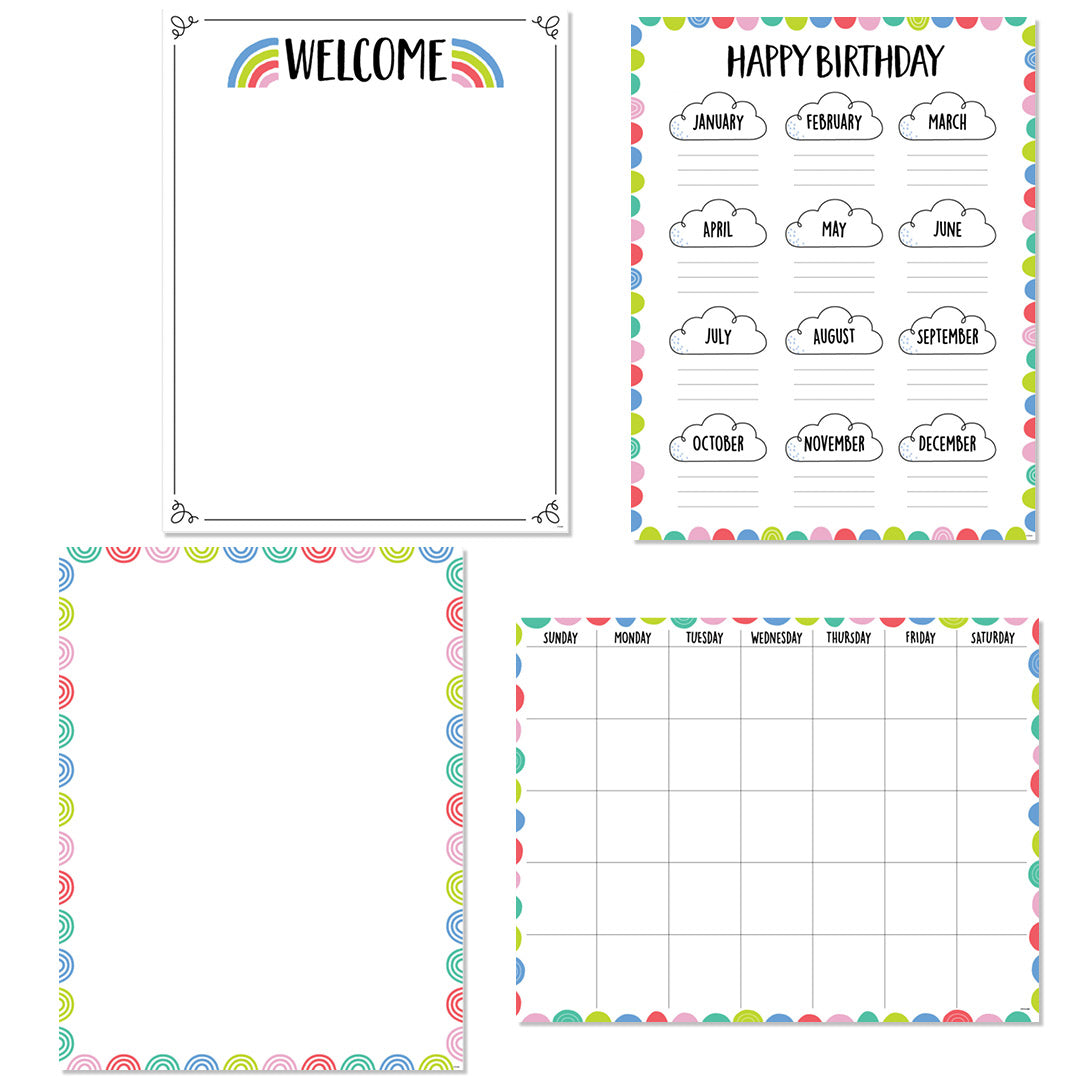Rainbow Doodles 4-Chart Convenience Pack