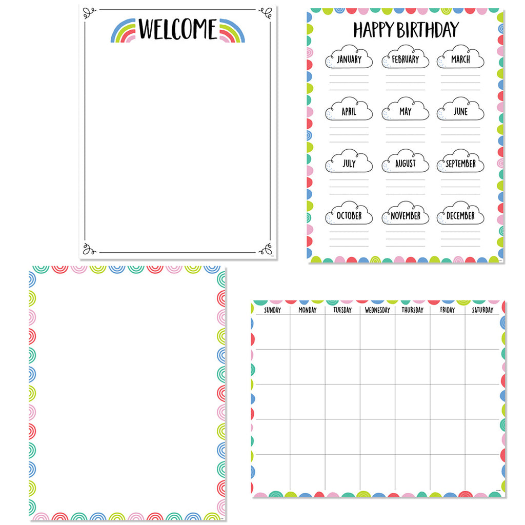 Rainbow Doodles 4-Chart Convenience Pack