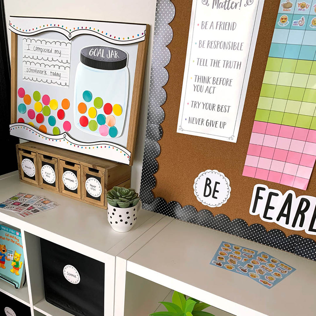 The At-home Classroom Bulletin Board Core Decor