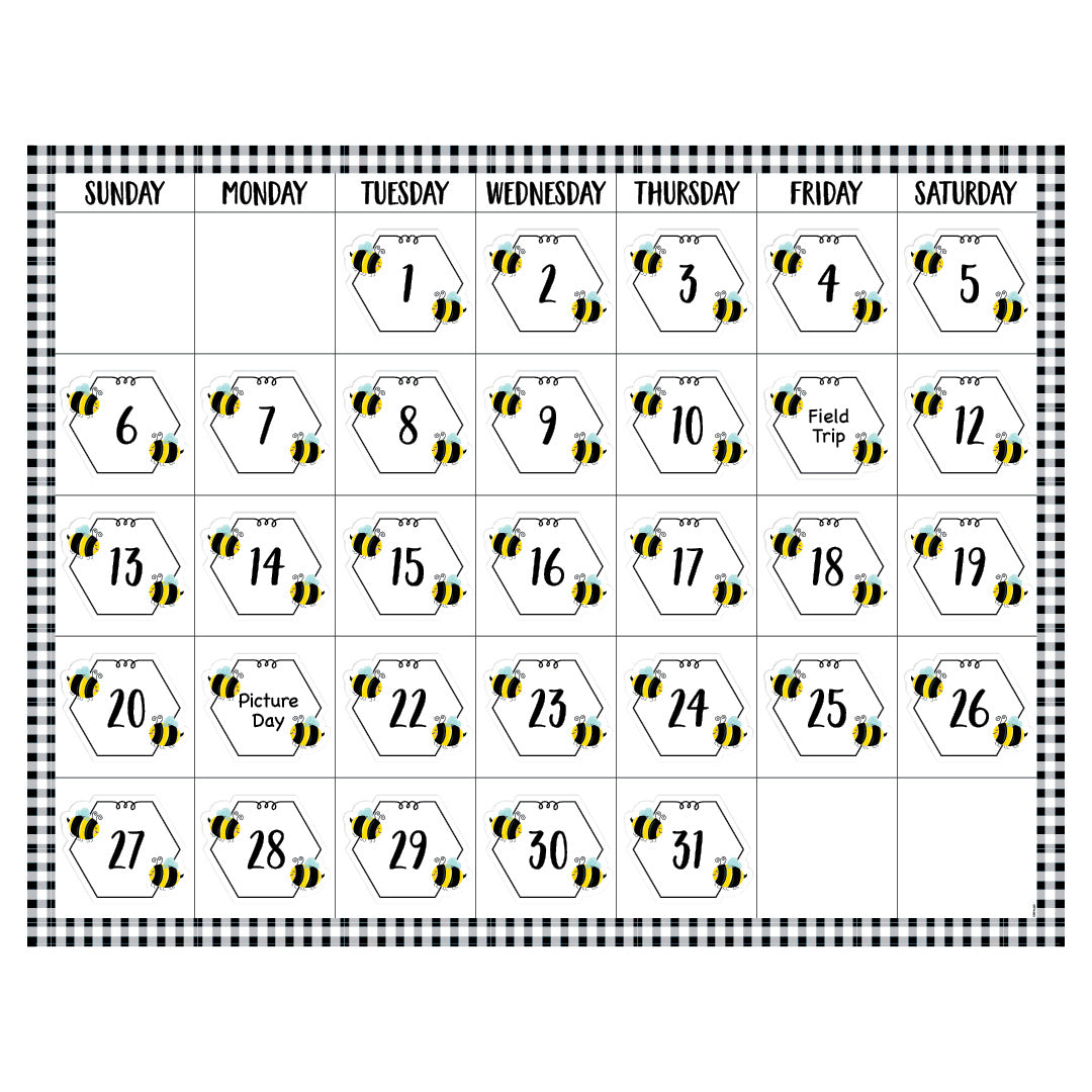 Bees Calendar Days