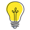 Doodle Lightbulb 6" Designer Cut-Outs