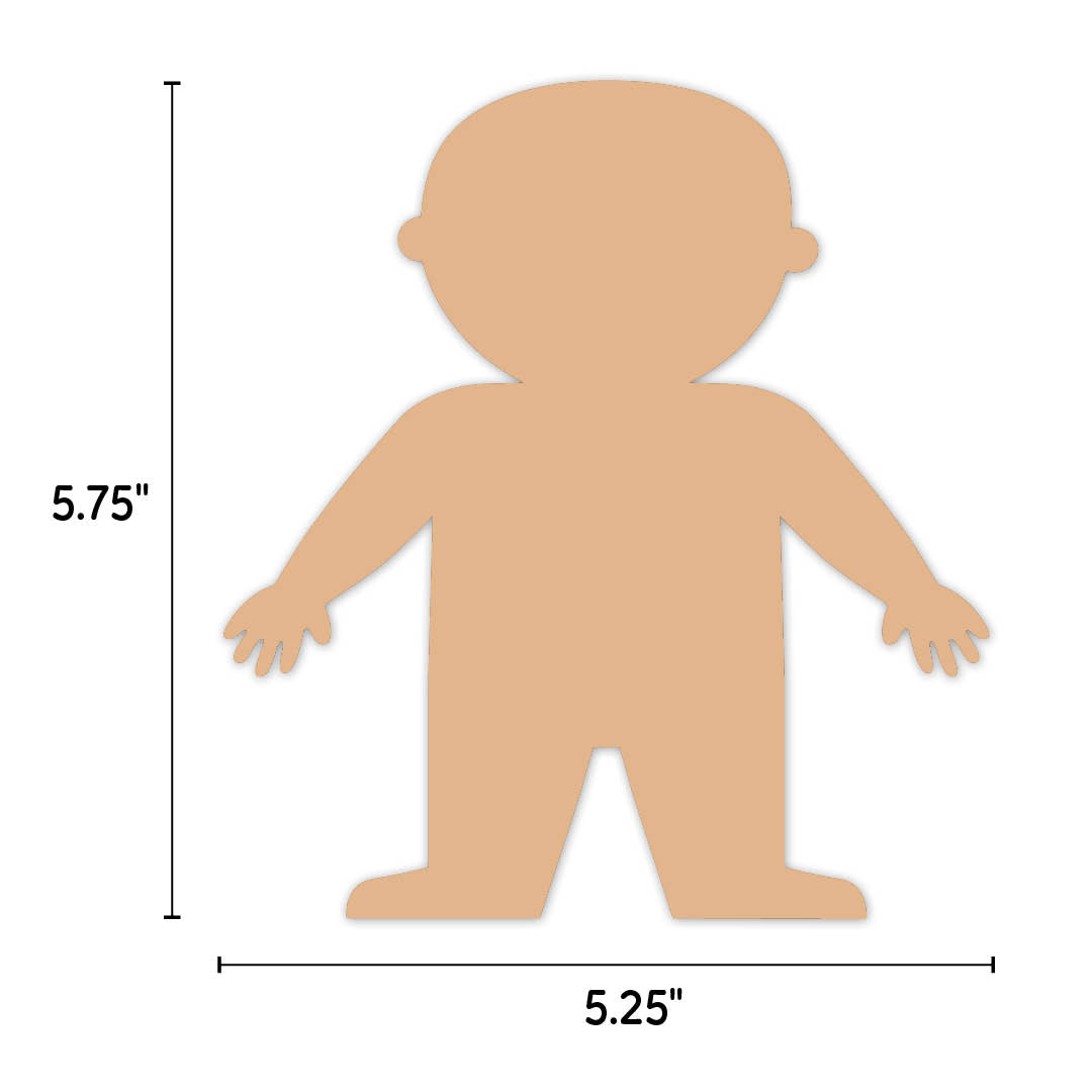 Multicultural People 6" Designer Cut-Outs