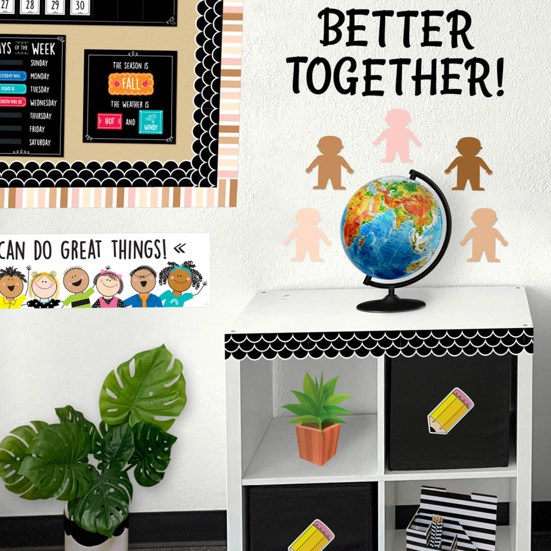 Multicultural People 6" Designer Cut-Outs