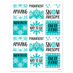 Snowflakes Rewards Stickers
