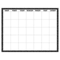 Messy Dots on Black Calendar Chart