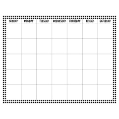 Buffalo Check Calendar Chart