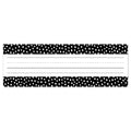 Messy Dots on Black Name Plates