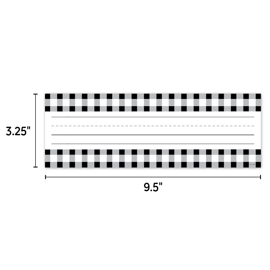 Buffalo Check Name Plates