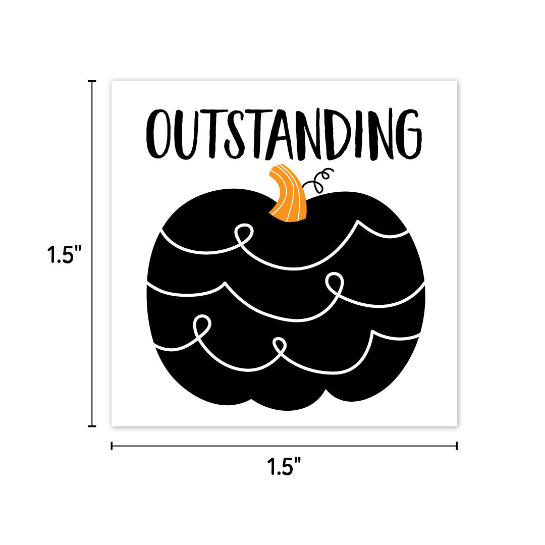 Doodle Pumpkin Rewards Stickers