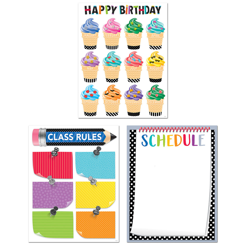 Bold and Bright 3-Chart Convenience Pack