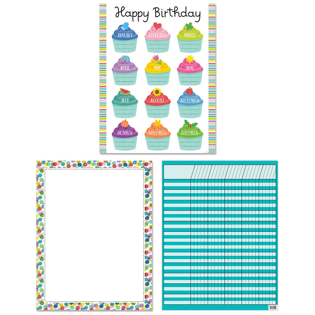 Color-Pop Essentials 3-Chart Convenience Pack