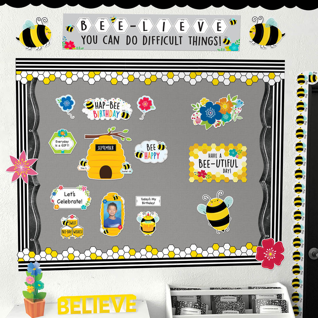 Busy Bees Welcome Banner