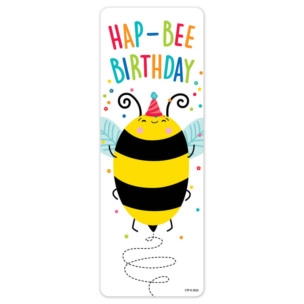 HAP-BEE Birthday Bookmark