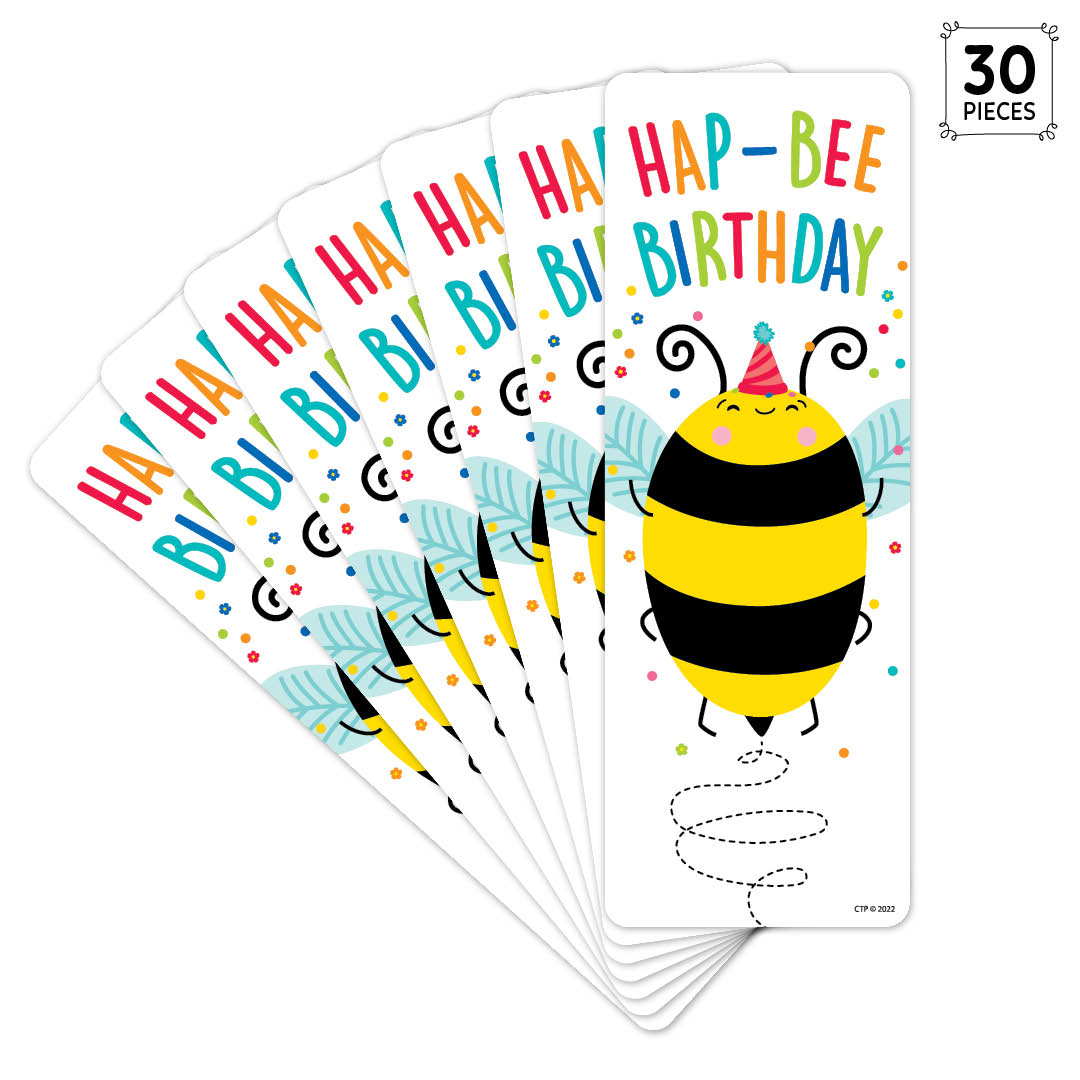 HAP-BEE Birthday Bookmark